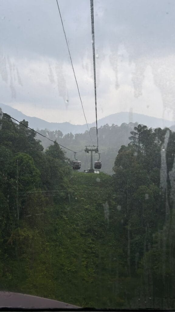 Genting highlands cable car travel picture
