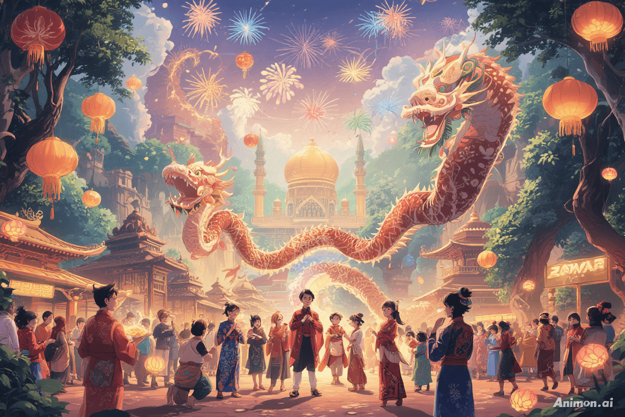 This image is depicting Malaysian Culture